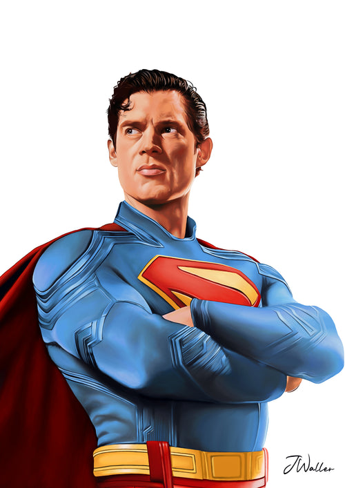 "Superman" Drawing Prints